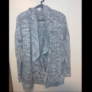 Athleta gray cardigan sweater size S